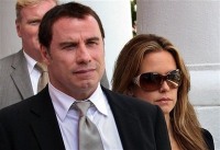 John Travolta y su esposa Kelly Preston